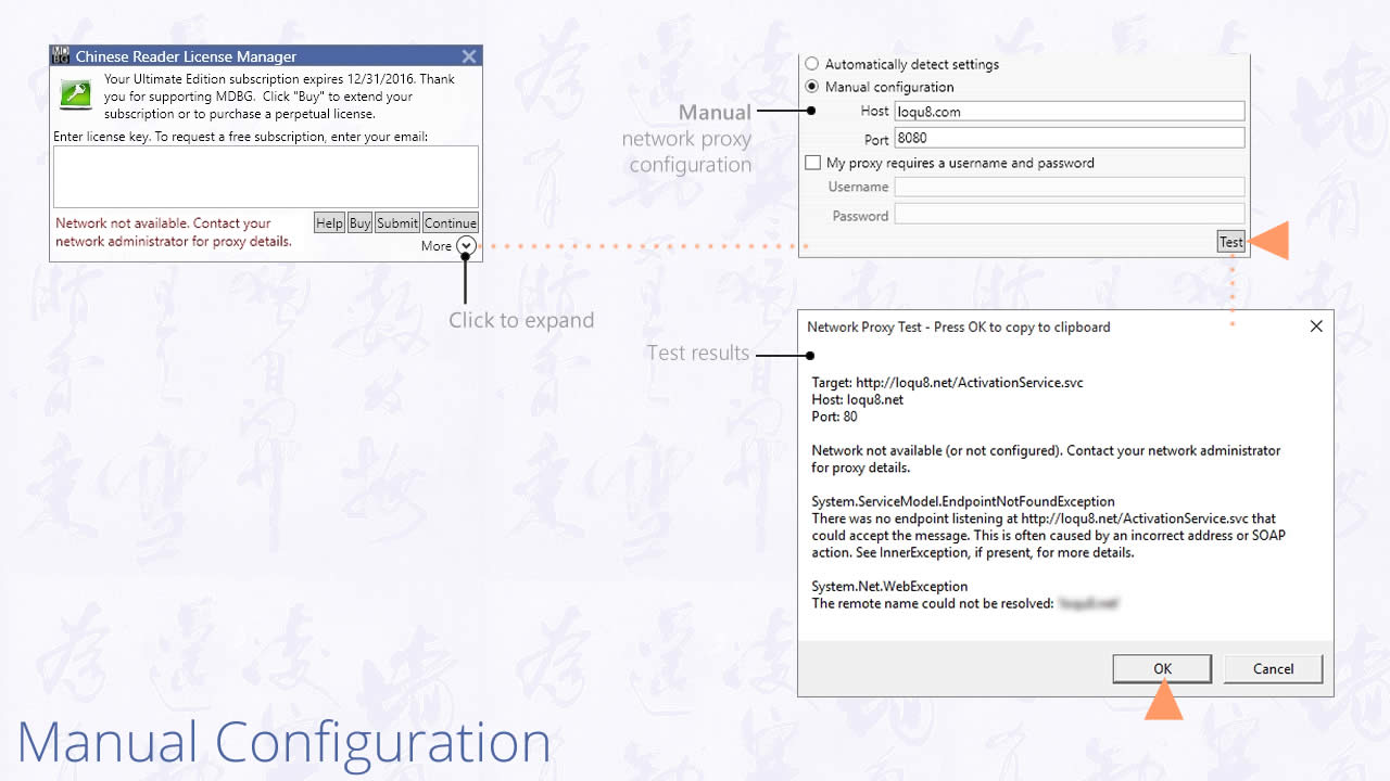 MDBG Chinese Reader 8 - License Manager