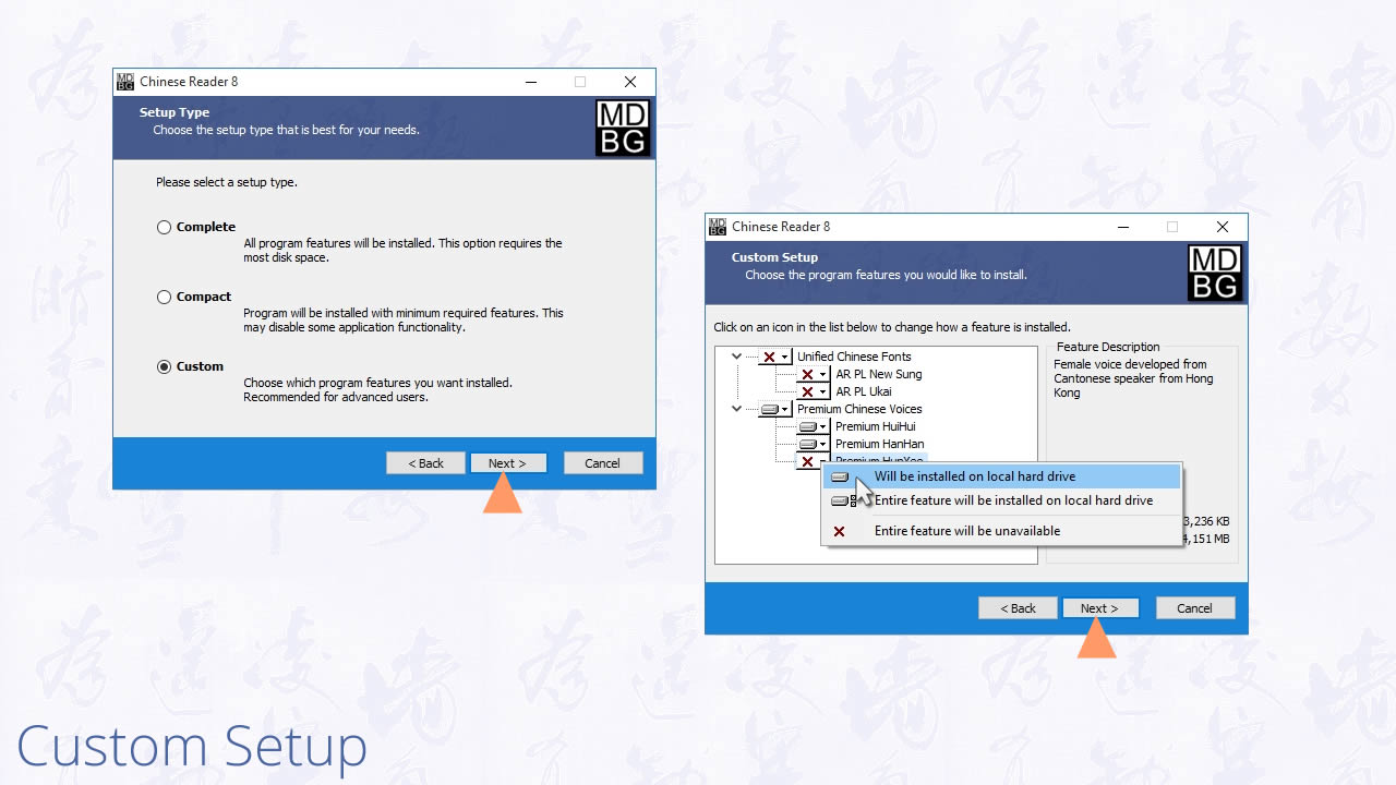 Installing MDBG Chinese Reader- Windows PC